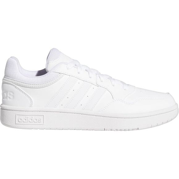 NWT Adidas Women's Hoops 3.0 Low Top Basketball Shoe,White/Dash Grey-Size 5.5 - Picture 3 of 7